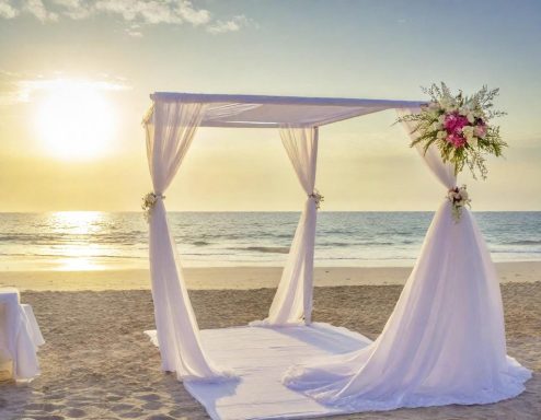 Caribbean beach destination wedding and honeymoon at an all-inclusive resort